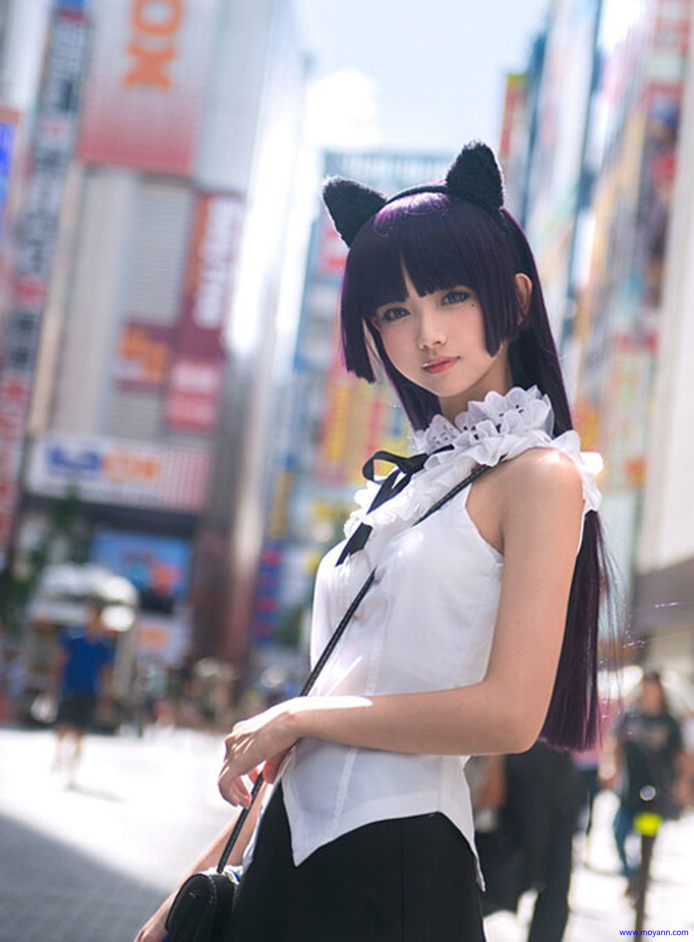 黑猫私服猫梓同学神还原cos 清月 墨言 黑猫私服猫梓同学神还原cos 清月 墨言