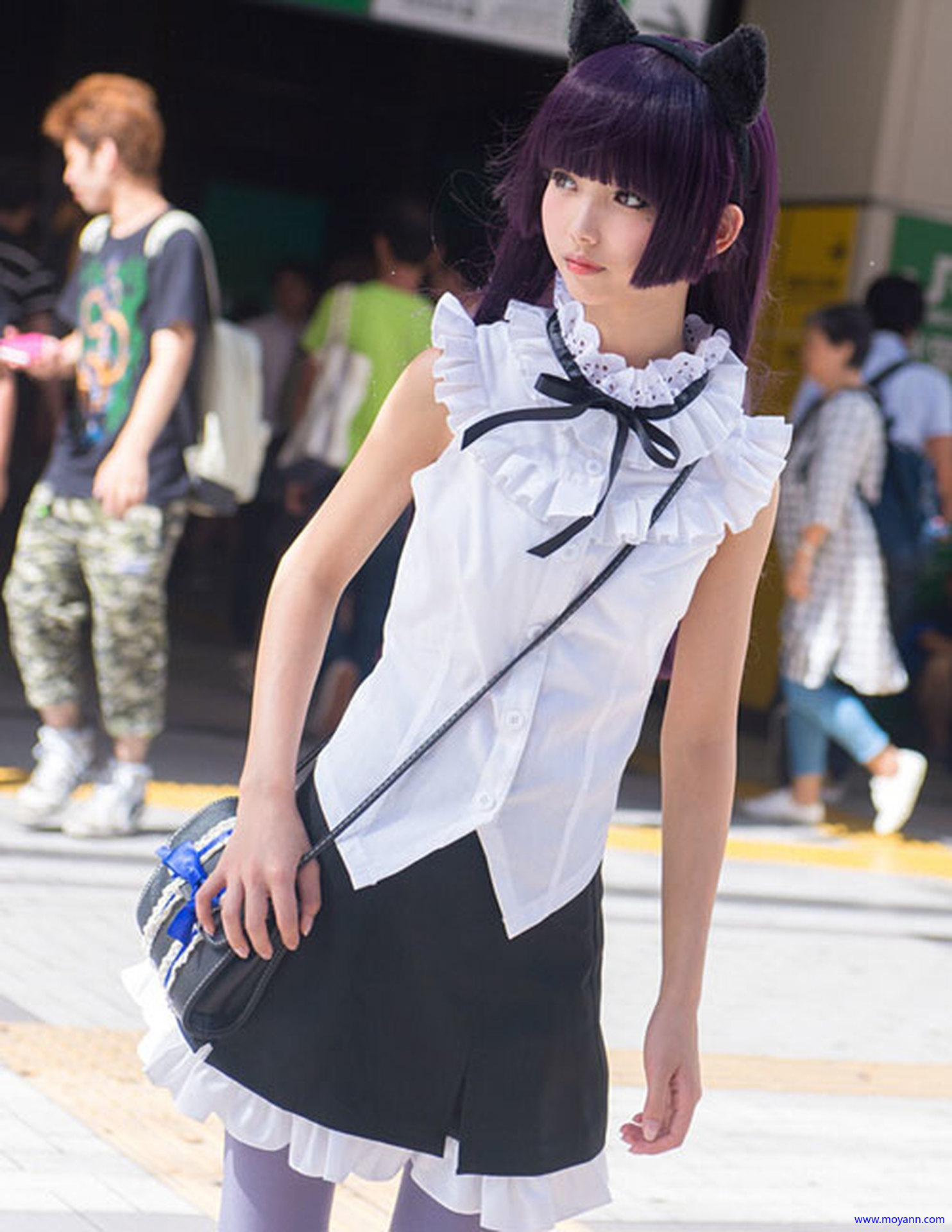 黑猫私服猫梓同学神还原cos 清月 墨言 黑猫私服猫梓同学神还原cos 清月 墨言